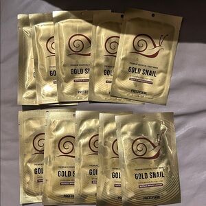 PRETTYSKIN KBeauty Gold Snail Sheet Mask from Korea
Pack of 10